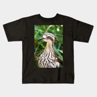 Bush stone curlew bird. Kids T-Shirt